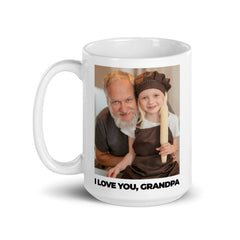 Custom Grandpa Photo Mug