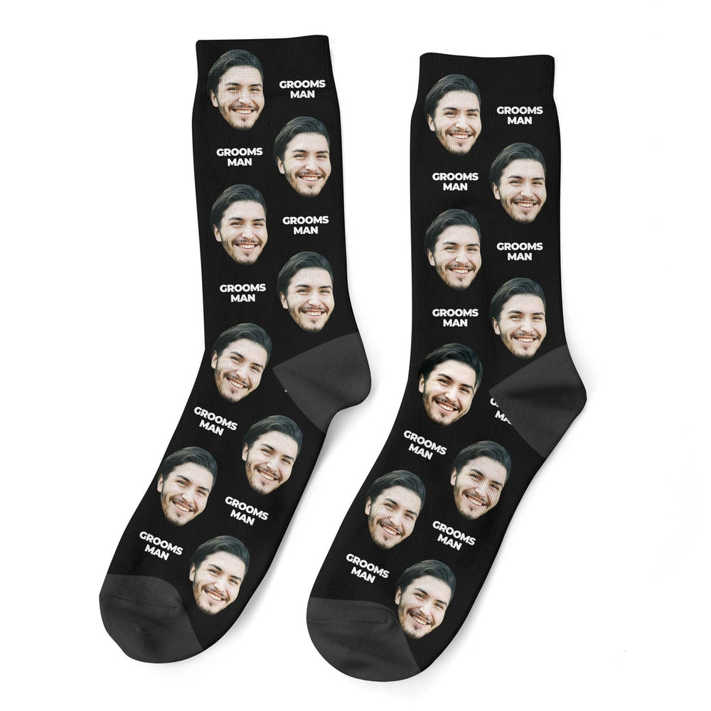 Custom Groomsman Socks