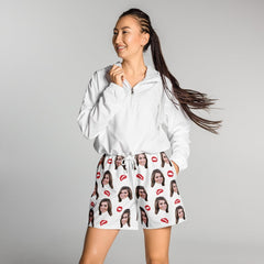 Custom Kiss Face Shorts