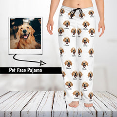 Custom Pet Face Photo Pajamas