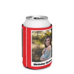 Custom Photo Birthday Can Cooler