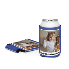 Custom Photo Birthday Can Cooler