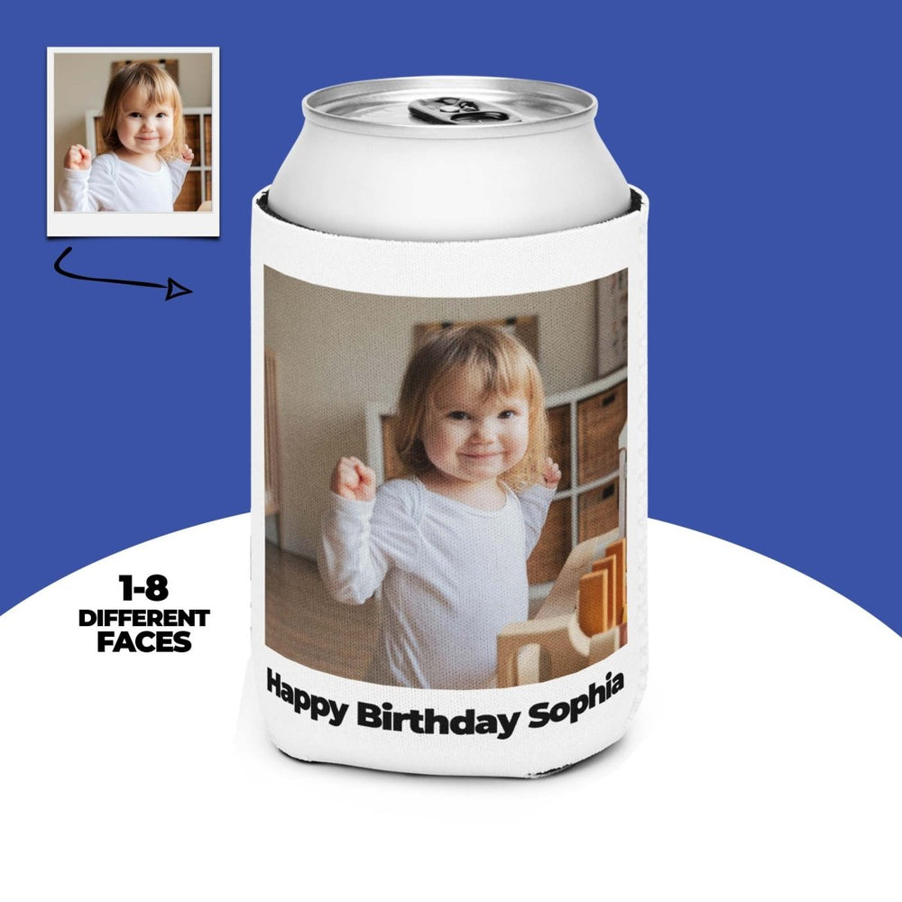Custom Photo Birthday Can Cooler