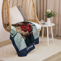 Custom Photo Blanket With Text