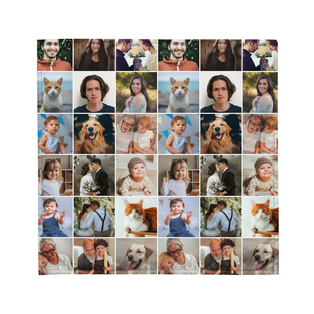 Custom Photo Collage Bandana