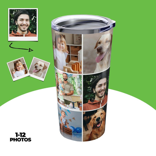 Personalized Photo Collage Tumbler