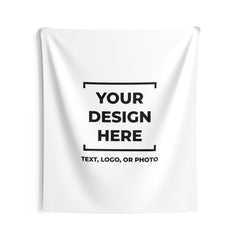 Custom Tapestry Add Photo Logo Text