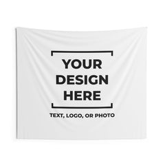 Custom Tapestry Add Photo Logo Text