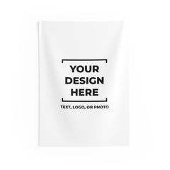 Custom Tapestry Add Photo Logo Text