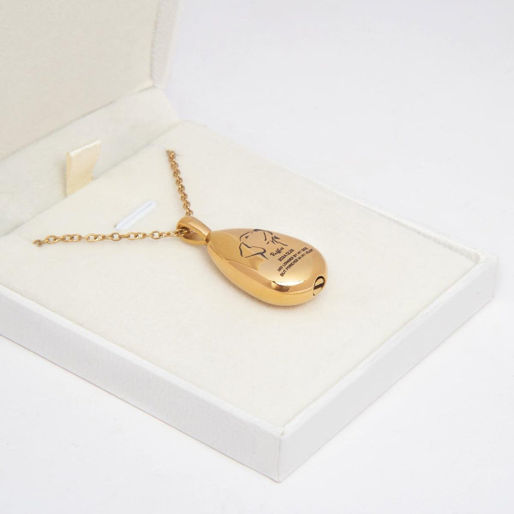 Custom Teardrop Urn Necklace