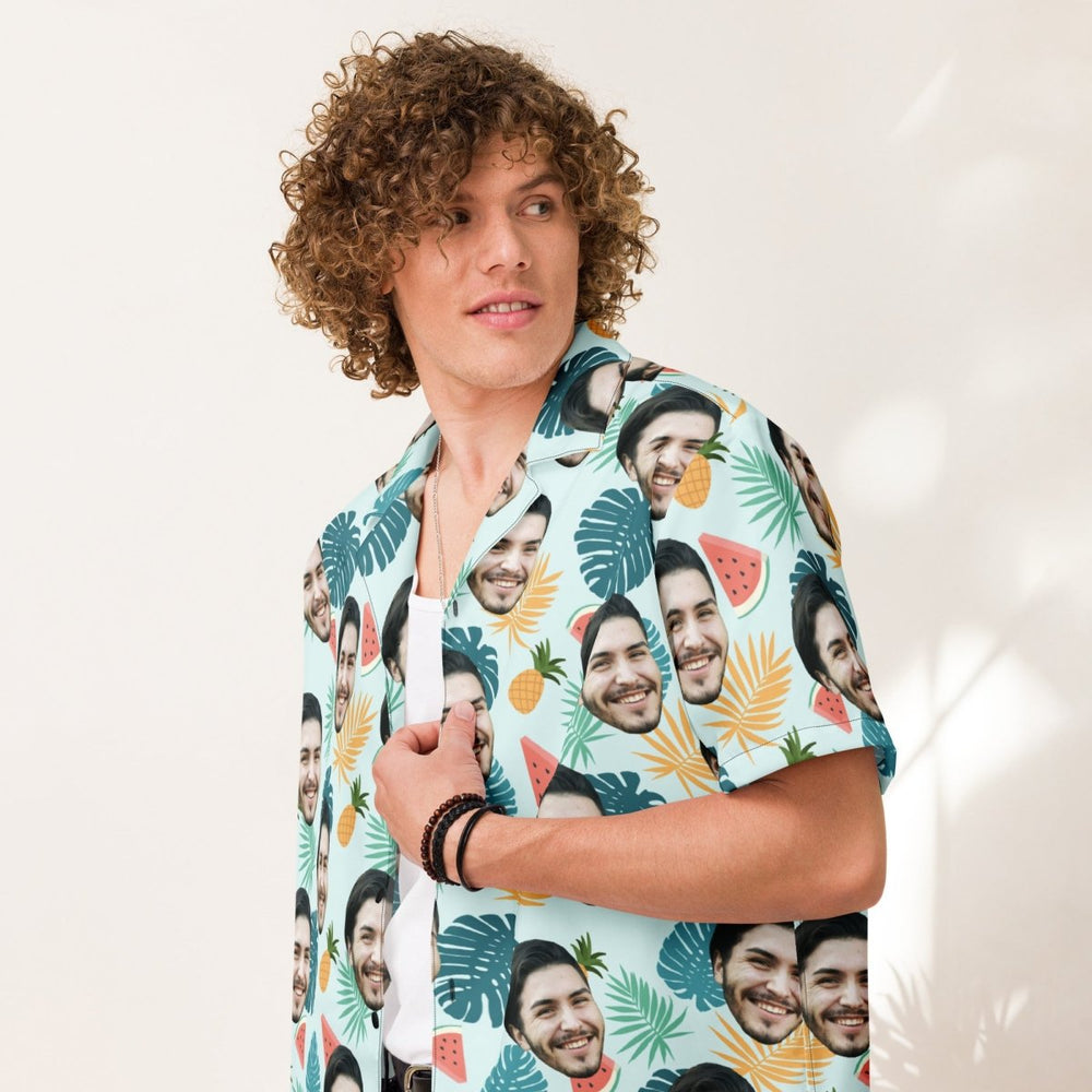 Personalized Tropical Hawaiian Shirt With Your Face