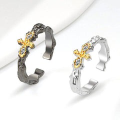 Dark Maillard Ring Special-interest Design Black