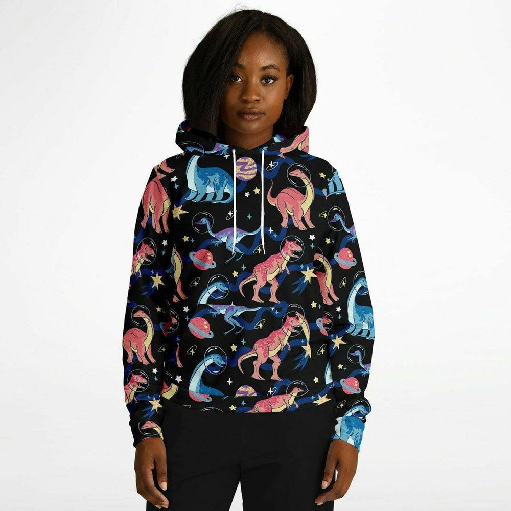 Dinosaurs In Space Unisex Hoodie