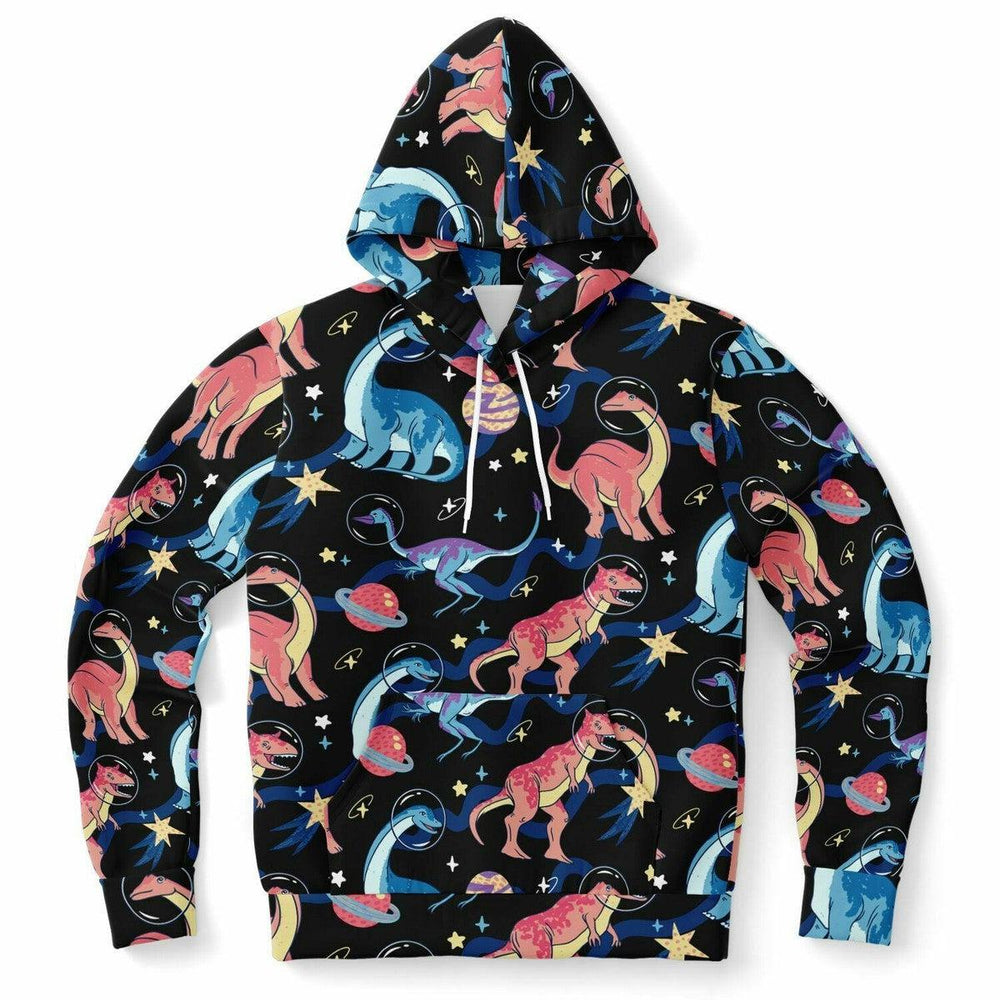 Dinosaurs In Space Unisex Hoodie