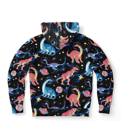 Dinosaurs In Space Unisex Hoodie