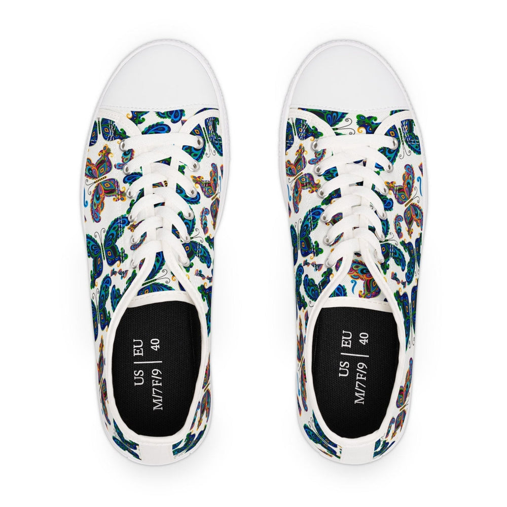 Butterfly Low Top Shoes For Women