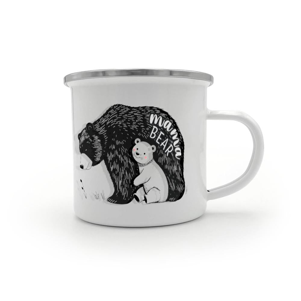 Enamel Camping Mug Mama Bear