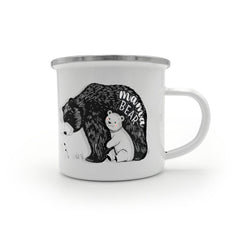 Enamel Camping Mug Mama Bear