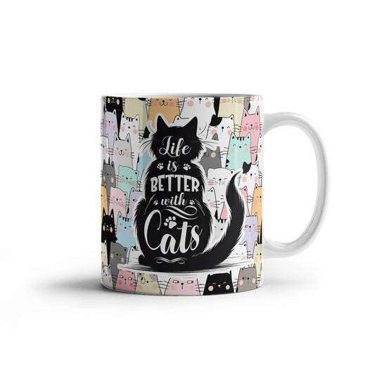 Life Is Better With Cats Mug