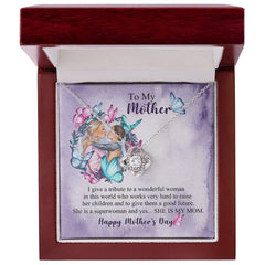 Love Knot Necklace Heartfelt Tribute For An Amazing Superwoman