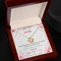 Love Knot Necklace Honoring Mom’s Endless Faith And Sacrifice