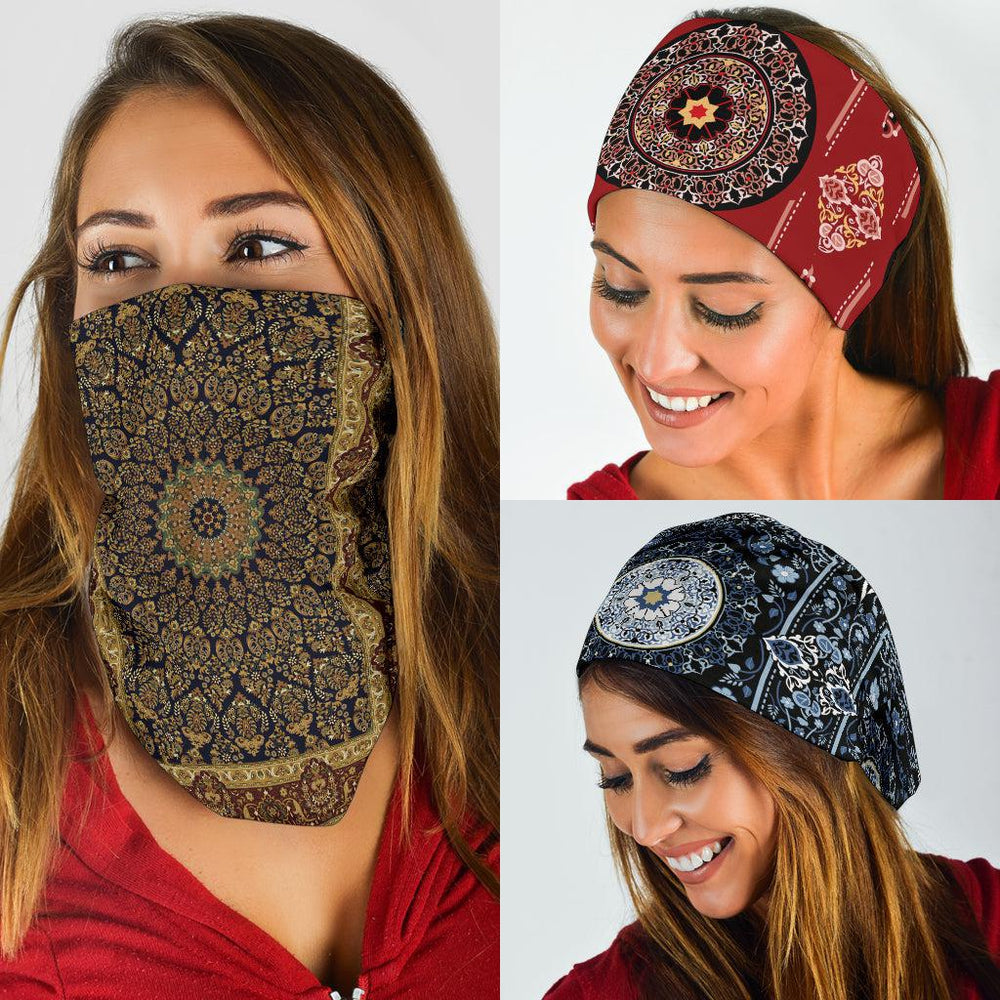 Luxury Oriental Mandala Design On Bandana