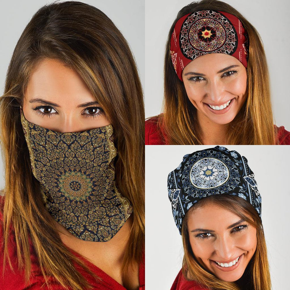 Luxury Oriental Mandala Design On Bandana
