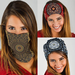 Luxury Oriental Mandala Design On Bandana