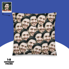 Crazy Faces Pillow