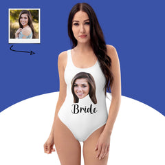 Custom Face Bride Swimsuit