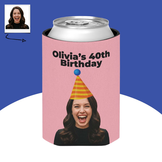 Custom Birthday Party Can Cooler