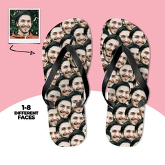Custom Face Flip Flops Personalized Photo Flip Flops