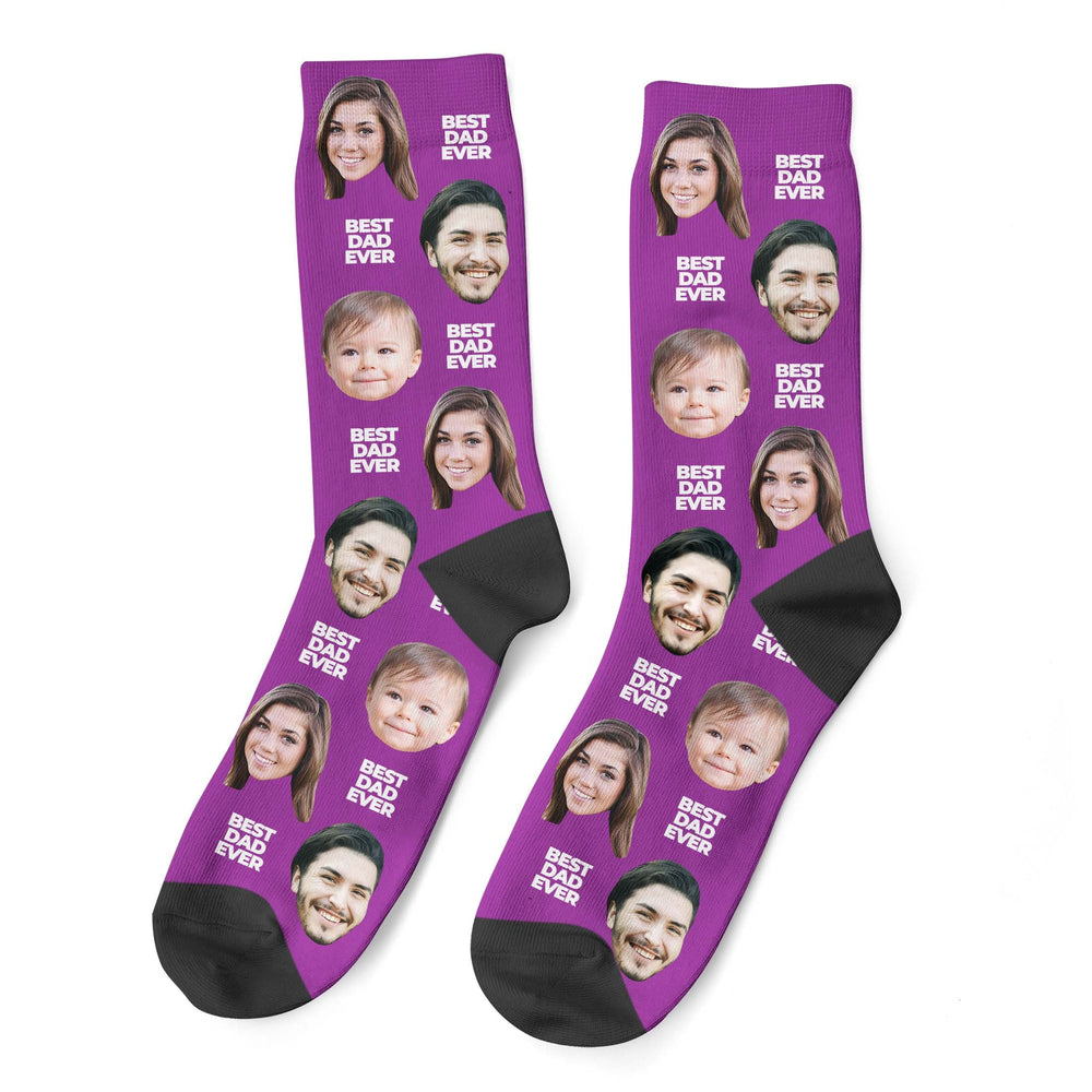 Persoanlized Best Dad Ever Socks