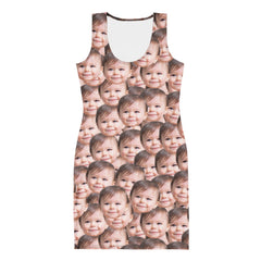 Personalized Baby Faces Dress Gift for Mom