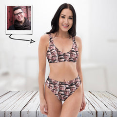 Personalized Crazy Face Bikini