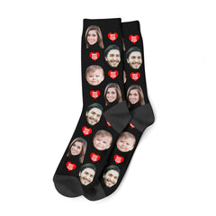 Personalized Dad Socks With Hearts