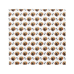 Personalized Dog Face Bandana