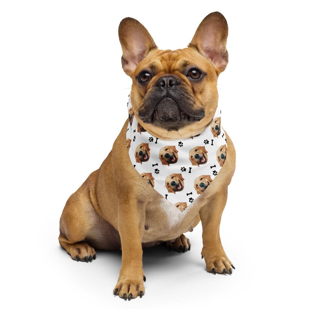 Personalized Dog Face Bandana