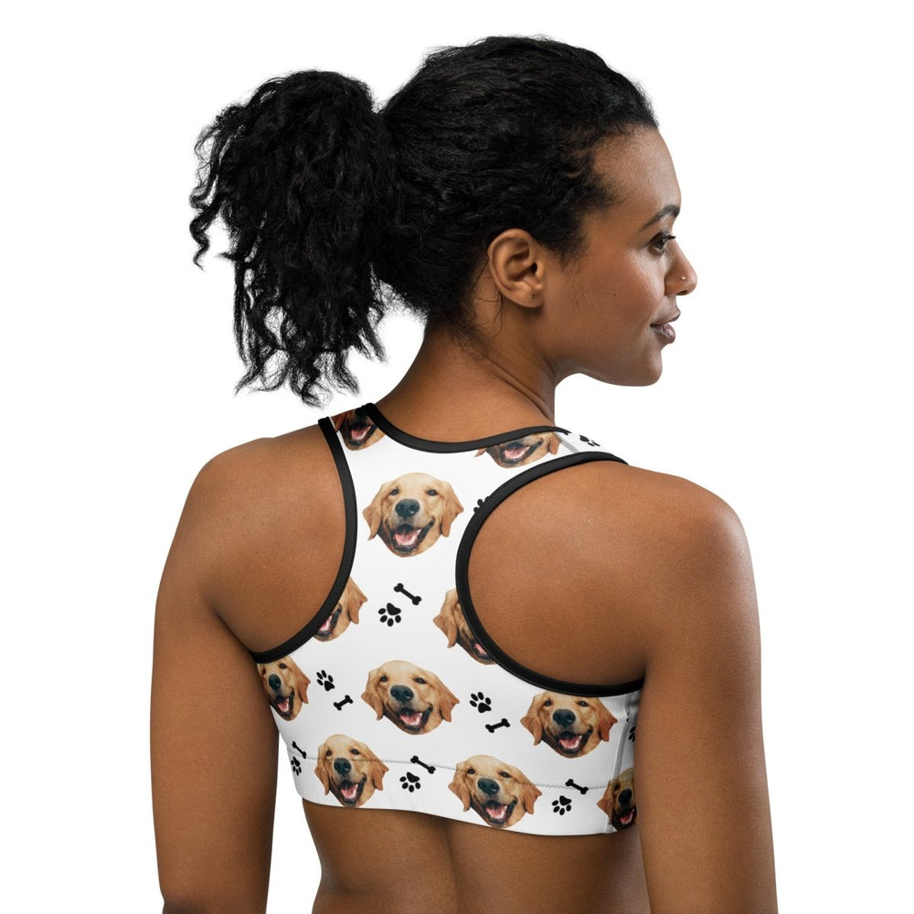 Personalized Dog Face Bra