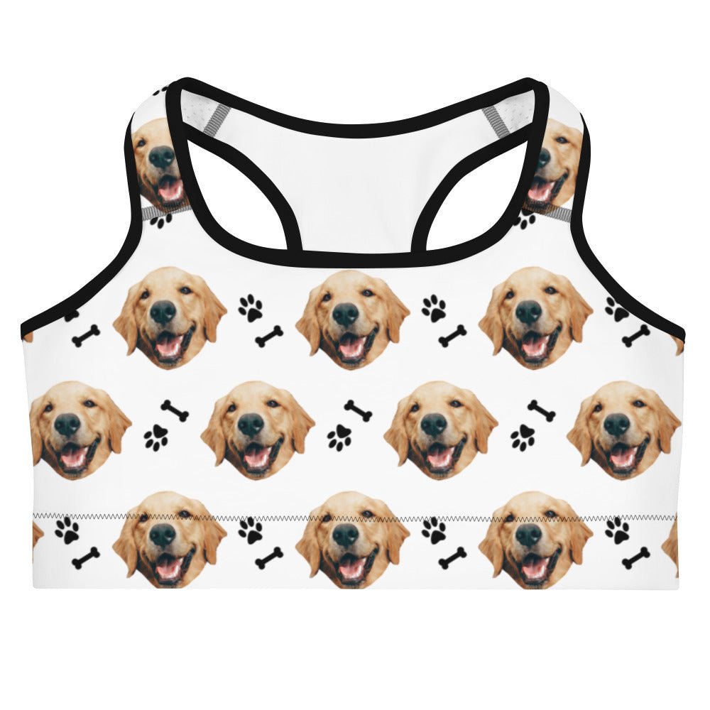 Personalized Dog Face Bra