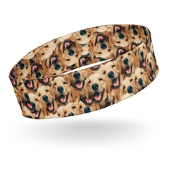Personalized Dog Face Headband