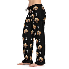 Personalized Dog Face Pajama Pants