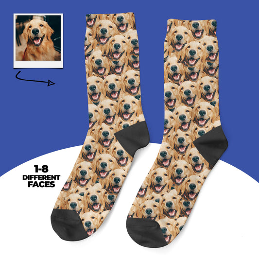 Personalized Dog Faces Socks