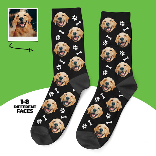 Personalized Dog Photo Socks