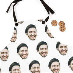 Personalized Face Apron Custom Photo Apron Customizable Cooking Gift
