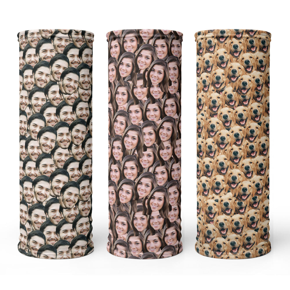 Personalized Faces Neck Gaiter