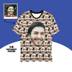 Personalized Faces Photo T-shirt