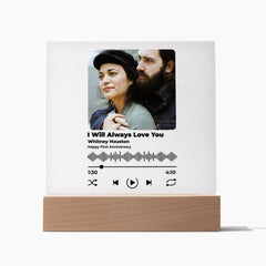 Personalized Photo Acrylic Song Plaque Album Cover Art An Ideal Anniversary Gift