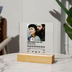 Personalized Photo Acrylic Song Plaque Album Cover Art An Ideal Anniversary Gift