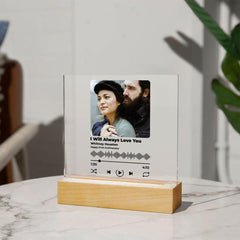 Personalized Photo Acrylic Song Plaque Album Cover Art An Ideal Anniversary Gift